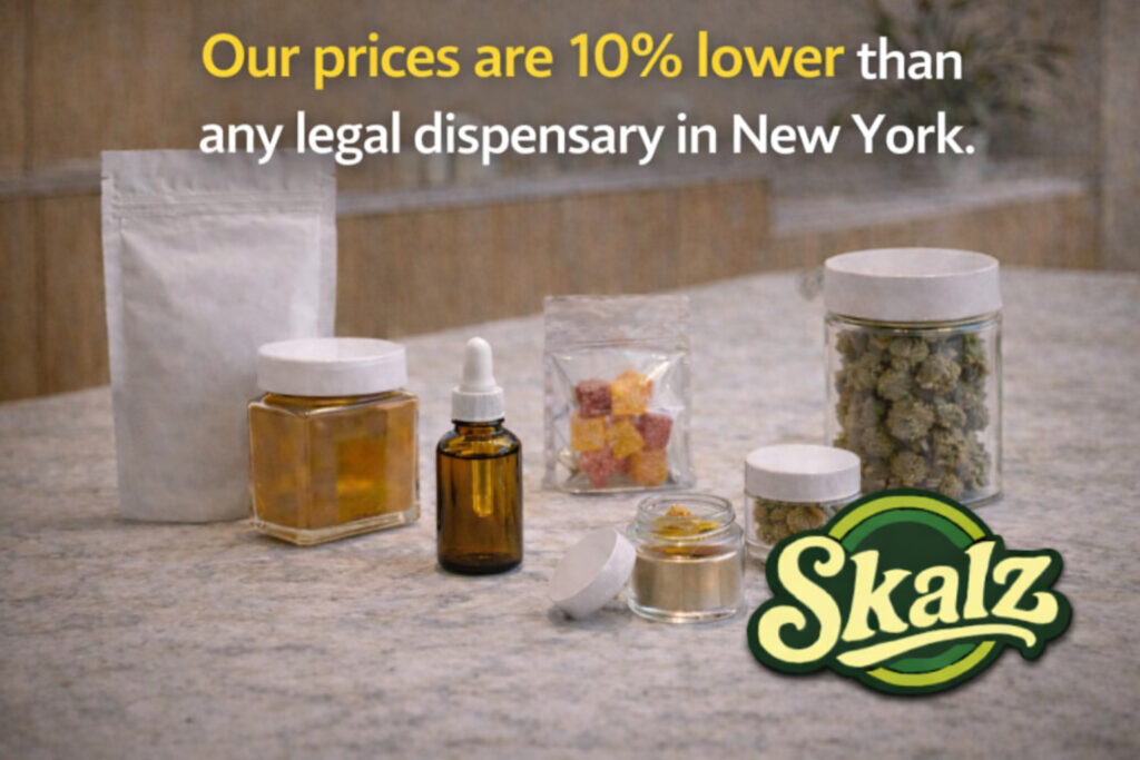 SkaLz adult-use cannabis dispensary in Vestal, NY